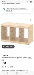 Trofast met enkele bakken, Ophalen