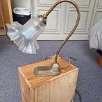 antieke koperen tafellamp, Antiek en Kunst, Ophalen of Verzenden