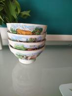 Set oude mooie schalen van Sarreguemines, Verzenden