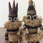 2 houten beeldjes H-15 cm, Enlèvement