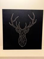 Canvas Hert 56,5 cm x 56,5 cm, Ophalen, 50 tot 75 cm, Overige typen, Zo goed als nieuw