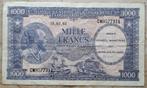 1.000 Francs 1962 Belgisch Congo/ Ruanda / Urundi, Postzegels en Munten, Bankbiljetten | België, Ophalen of Verzenden, Los biljet