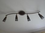 Klassieke Plafondlamp (4 lampen - led of spaarlamp), Ophalen of Verzenden, Zo goed als nieuw, Metaal