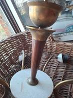 Luster, Koperen en houten art deco, Ophalen