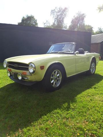 Triumph TR6, Autos, Oldtimers & Ancêtres, Cuir, Achat, Boîte manuelle, Noir