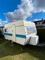 Gerenoveerde retro Knaus caravan <750kg te huur, Tot en met 3, Particulier, 4 tot 5 meter, 500 - 750 kg
