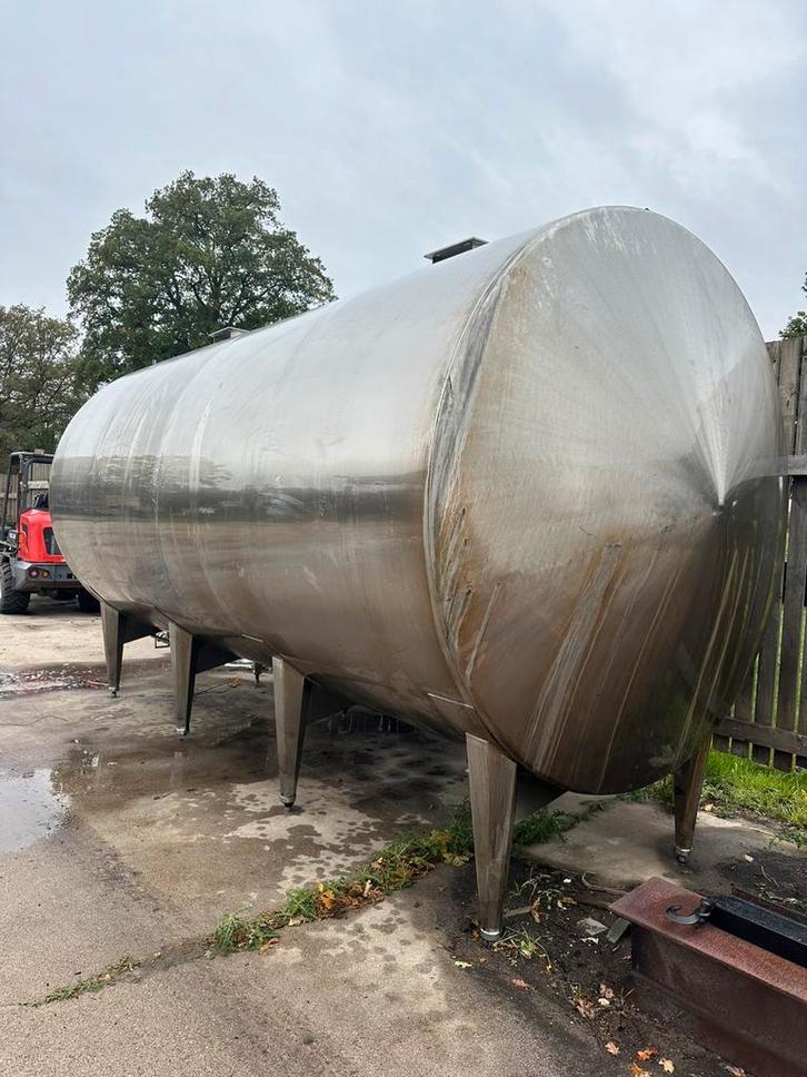 Tank inox 2,4mx5m, Zakelijke goederen, Landbouw | Veevoer, Ophalen