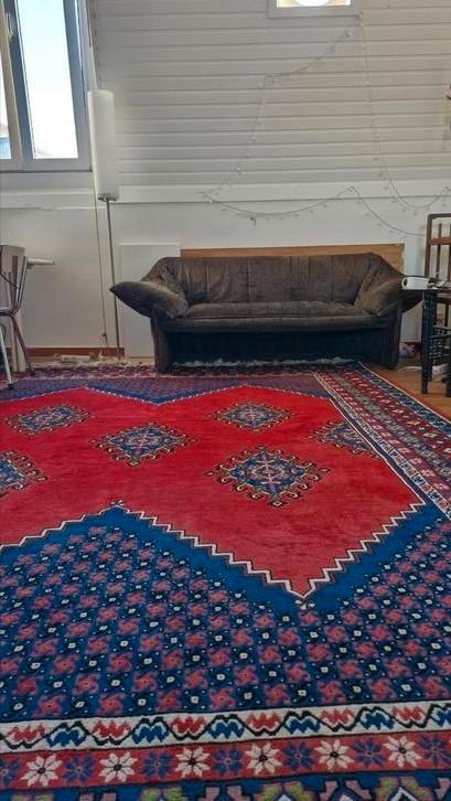 Handgeknoopt Perzisch tapijt 3.65m x 2.66m, Huis en Inrichting, Stoffering | Tapijten en Vloerkleden, Ophalen of Verzenden