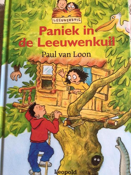 Paul van Loon - Paniek in de Leeuwenkuil - goede staat, Boeken, Kinderboeken | Jeugd | onder 10 jaar, Ophalen of Verzenden