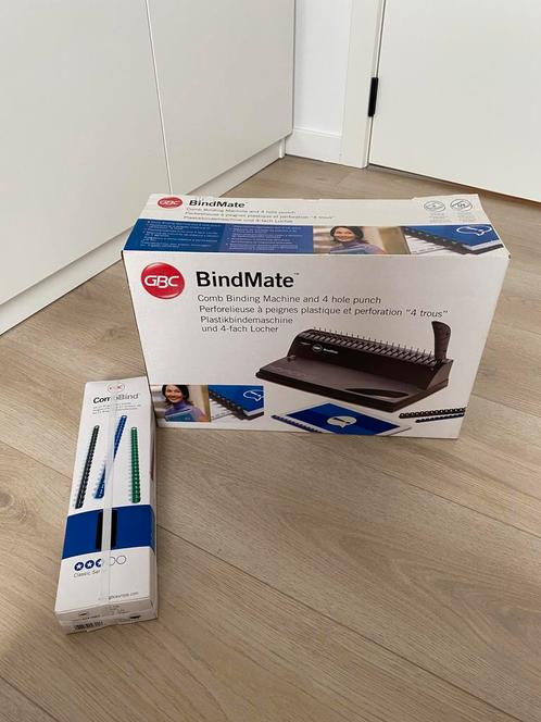 Comb binding machine + ringen, Zakelijke goederen, Kantoor en Winkelinrichting | Kantoorartikelen, Ophalen