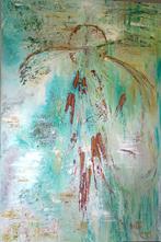 Groot abstract werk in olieverf paletmes, nieuw., Ophalen