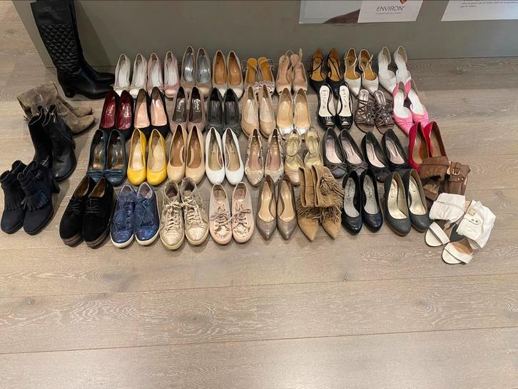 Groot pakket damesschoenen maat 38, Kleding | Dames, Schoenen, Gedragen, Ophalen of Verzenden