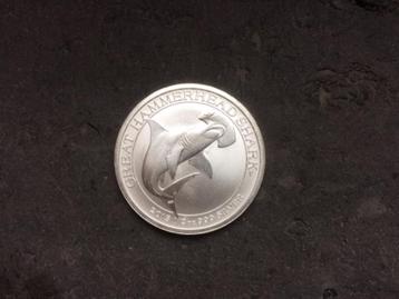 2015 Australia - Hammerhead shark - 1/2 oz silver beschikbaar voor biedingen