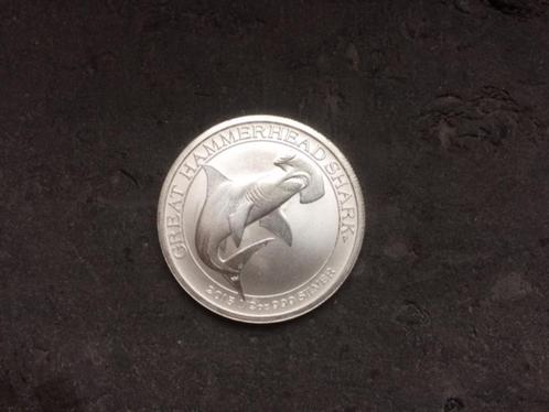 2015 Australia - Hammerhead shark - 1/2 oz silver, Postzegels en Munten, Edelmetalen en Baren, Zilver, Ophalen of Verzenden