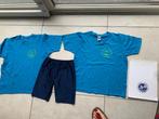 2 T-shirt et short du collègue Erpent (+feuilles quadrillées, Comme neuf, Garçon ou Fille, Vêtements de sport ou Maillots de bain