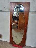 antieke geslepen spiegel, Huis en Inrichting, Woonaccessoires | Spiegels, Ophalen, 100 tot 150 cm, Zo goed als nieuw, Ovaal