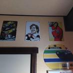 LOT AYRTON SENNA MARLBORO PUB SIGARETTEN MET METALEN PLAAT, Ophalen of Verzenden, Zo goed als nieuw, Reclamebord