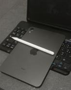 Ipad Mini Housse Clavier Pencil, Gris, 10 pouces, Comme neuf, Enlèvement