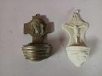OBJETS RELIGIEUX : 2 ANCIENS BENITIERS, Antiquités & Art, Enlèvement