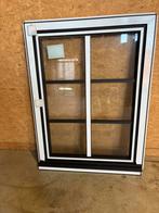 Schuco Raam draaikip zwart structuur lak pvc, Doe-het-zelf en Bouw, Kunststof, Raamkozijn, Nieuw, Inclusief glas