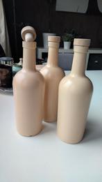 Lege flessen met dop / vazen, Ophalen, Zo goed als nieuw