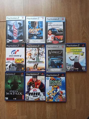 PS2 Lot 10 Games 007 beschikbaar voor biedingen