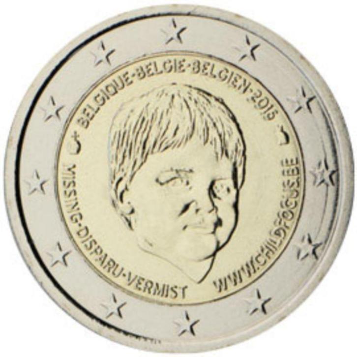 2 euro Belgie 2016 - Child focus (UNC), Postzegels en Munten, Munten | Europa | Euromunten, Losse munt, 2 euro, België, Ophalen of Verzenden