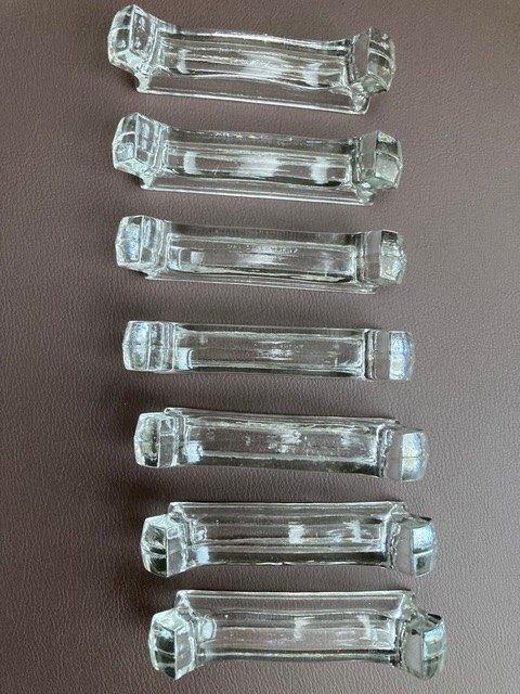 Messenleggers - Val St. Lambert (7 st.), Antiek en Kunst, Antiek | Glaswerk en Kristal, Ophalen of Verzenden