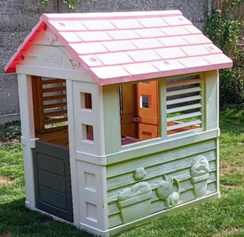 Smoby huis met keukentje, Kinderen en Baby's, Speelgoed | Buiten | Voertuigen en Loopfietsen, Gebruikt, Ophalen