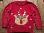 mooie Kersttrui maat 134 en maat 116, Kleding | Dames, Truien en Vesten, C&A, Ophalen of Verzenden, Zo goed als nieuw, Rood