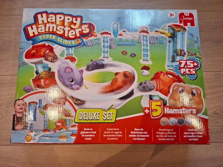 Jumbo Happy Hamsters Deluxe Set - Constructiespeelgoed, Kinderen en Baby's, Speelgoed | Overig, Zo goed als nieuw, Jongen of Meisje