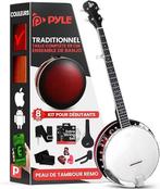 Banjo Set met Remo kop en Resonator | GRATIS LEVERING, Muziek en Instrumenten, Snaarinstrumenten | Banjo's, -, -, Nieuw, Ophalen of Verzenden