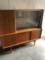 Vintage midcentury opbergkast vitrinekastje 60-70, Ophalen, Gebruikt