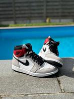 Air Jordan 1 retro High OG grey/red - maat 42, Wit, Ophalen of Verzenden, Zo goed als nieuw, Sneakers