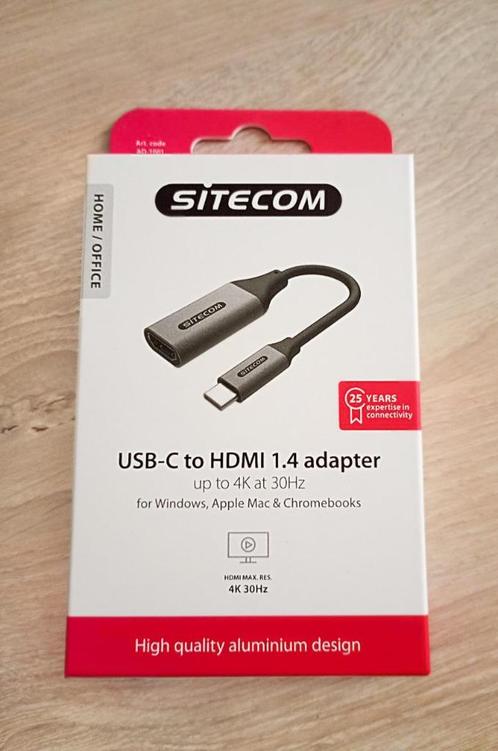 Adapter USB-C to HDMI 1.4, Informatique & Logiciels, Pc & Câble réseau, Neuf, Enlèvement