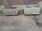 2 Bac a fleur en pierre, Ophalen, Gebruikt, Steen, Tuin