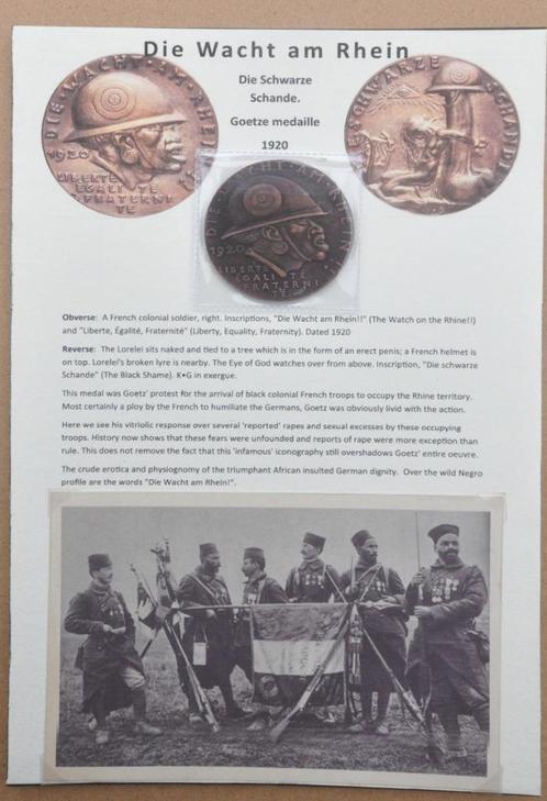 Medaille ' Die Wacht am Rhein' + foto's, Verzamelen, Militaria | Algemeen, Overige soorten, Embleem of Badge, Verzenden