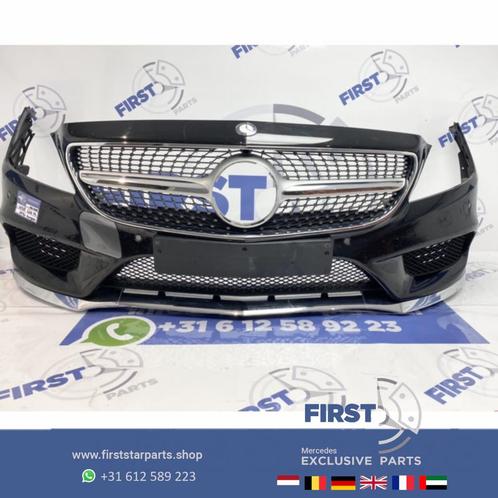 W218 X218 CLS FACELIFT AMG GRIL COMPLEET ZWART origineel Mer, Auto-onderdelen, Carrosserie, Bumper, Voor, Gebruikt, Ophalen of Verzenden