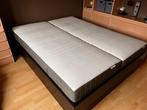 Ikea bed 2 persoons met lattenbodem en 2 nieuwe matrassen, Huis en Inrichting, Ophalen, Overige kleuren, Tweepersoons, Zo goed als nieuw
