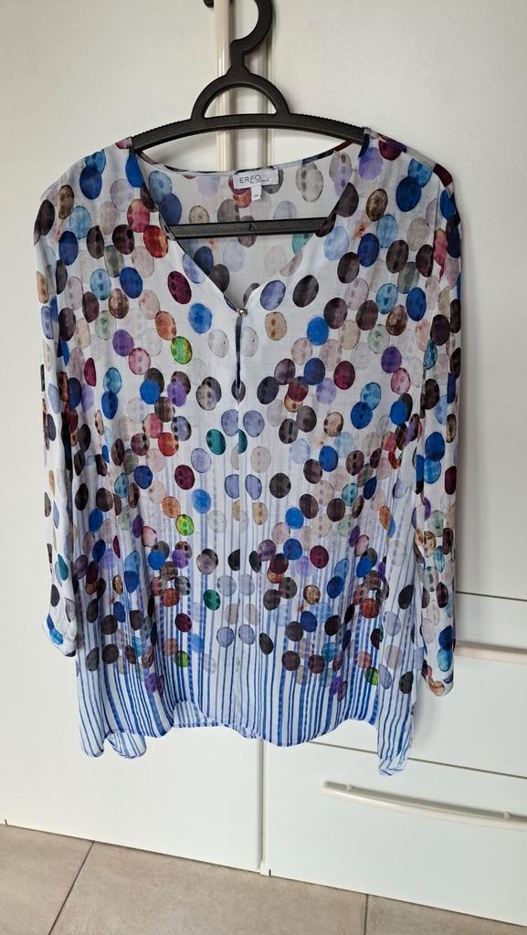 heel mooie bloes / tuniek mt 46, Kleding | Dames, Blouses en Tunieken, Zo goed als nieuw, Maat 46/48 (XL) of groter, Ophalen of Verzenden