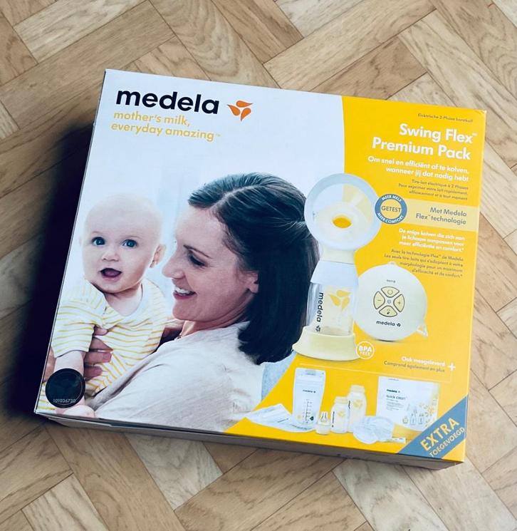 Medela - borstkolf Swing Flex Premium, Enfants & Bébés, Aliments pour bébé & Accessoires, Comme neuf, Tire-lait, Enlèvement ou Envoi
