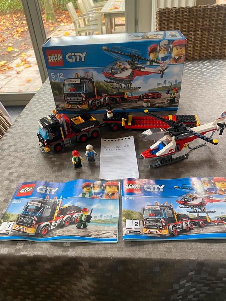 Lego set 60183: zware vrachtwagentransporteerder 5-12 jaar, Kinderen en Baby's, Speelgoed | Duplo en Lego, Zo goed als nieuw, Lego