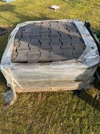 Rubber H klinkers 43 mm dik 20 m2, Ophalen, Zo goed als nieuw