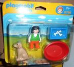 Playmobil 123 Meisje met hond, Ophalen of Verzenden, Nieuw, Complete set