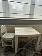 Kindertafel en stoel, Enfants & Bébés, Chambre d'enfant | Tables & Chaises, Comme neuf, Enlèvement ou Envoi