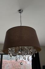 Sfeervolle luster met grote lampenkap, Enlèvement, Comme neuf, Tissus, Kan alle richtingen uit