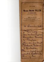 2 notariële akten Meulebeke 1928, Lendelede 1912, Verzamelen, Postkaarten | Themakaarten, Ophalen of Verzenden