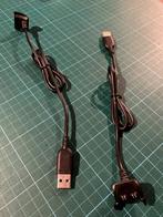 Garmin Vivosmart HR USB oplaadkabel (2 kabels), Ophalen of Verzenden, Garmin, Zo goed als nieuw, Zwart