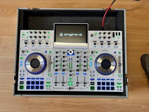 Denon DJ Prime 4 - Limited white version - case - SSD 1Tb, Muziek en Instrumenten, Dj-sets en Draaitafels, Gebruikt, Dj-set, Denon