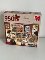 Jumbo - 950st - puzzel - Cat Portraits, Ophalen of Verzenden, 500 t/m 1500 stukjes, Zo goed als nieuw, Legpuzzel